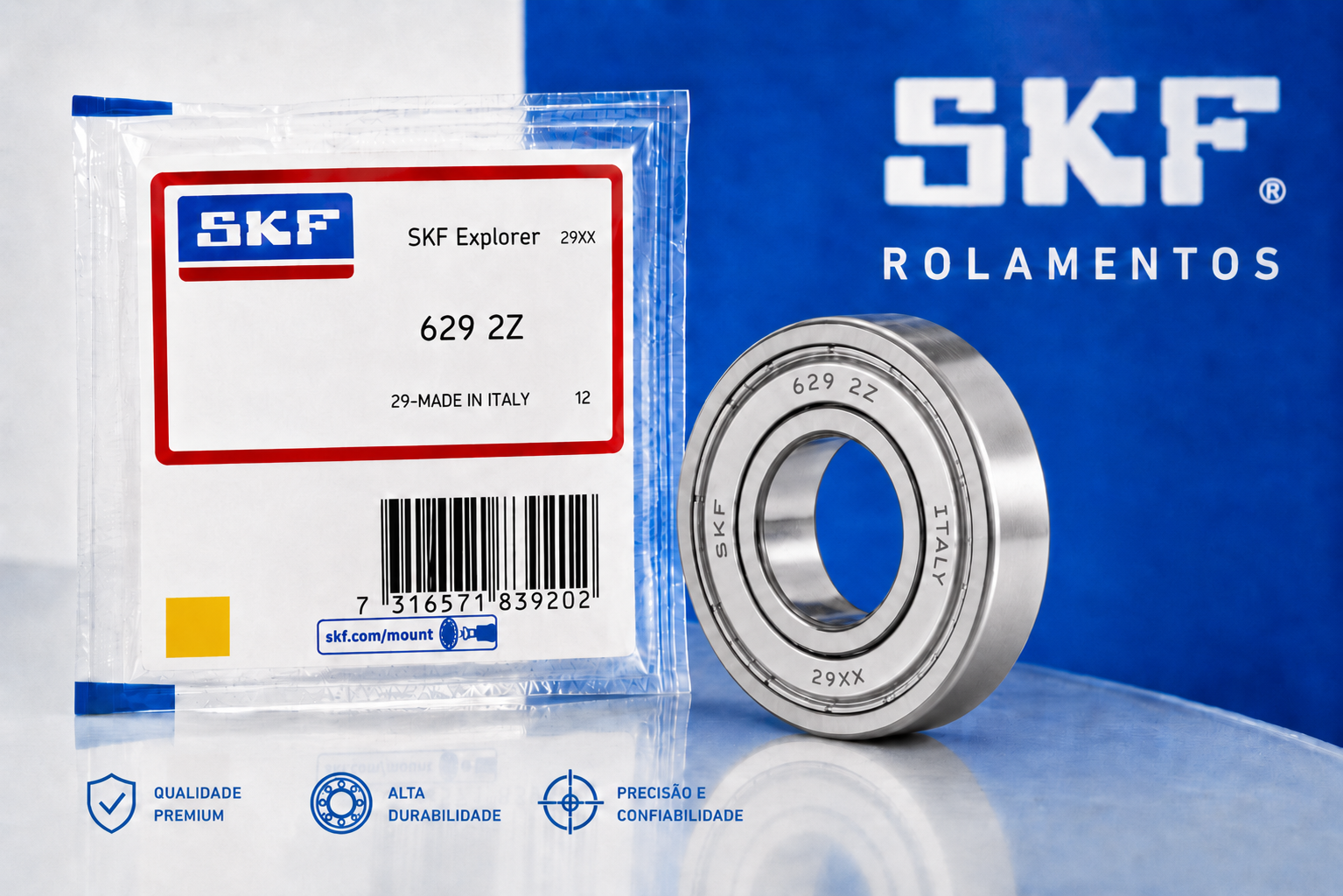 ROLAMENTO 629 2Z SKF