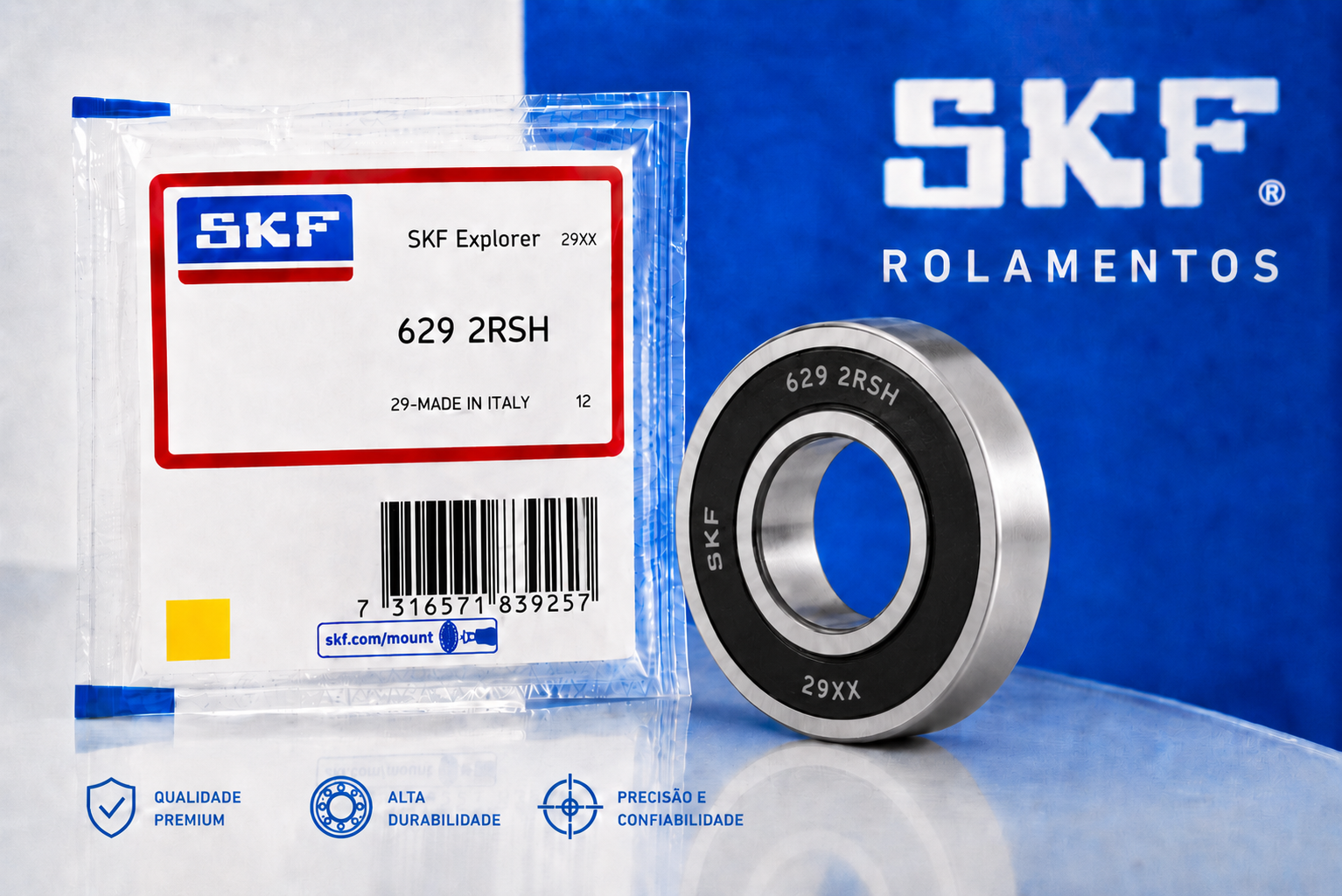 ROLAMENTO 629 2RSH SKF