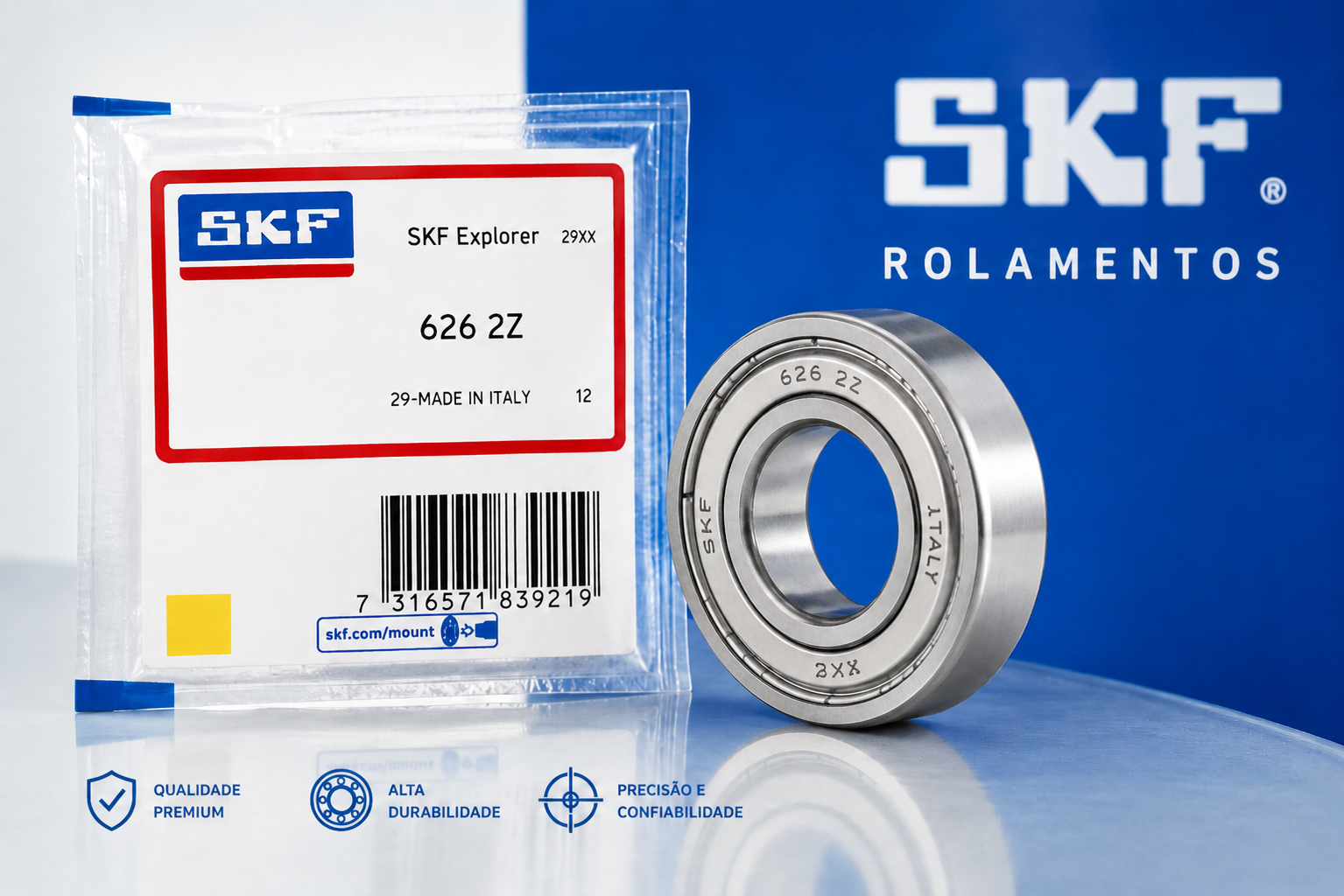 ROLAMENTO 626 2Z SKF