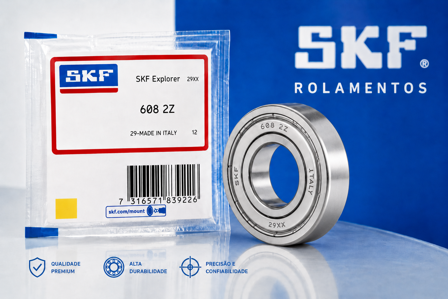 ROLAMENTO 608 2Z SKF