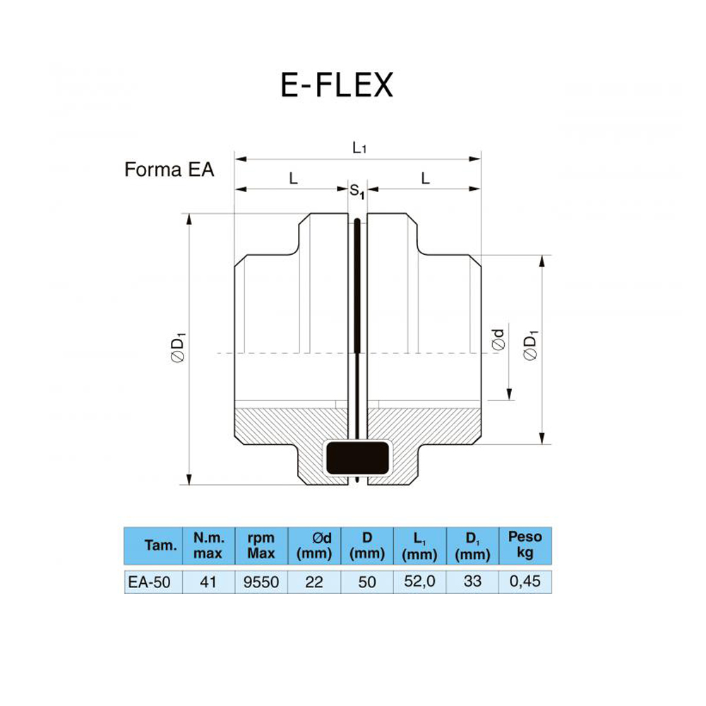 ACOPLAMENTO EFLEX E-50 - Imagem 3