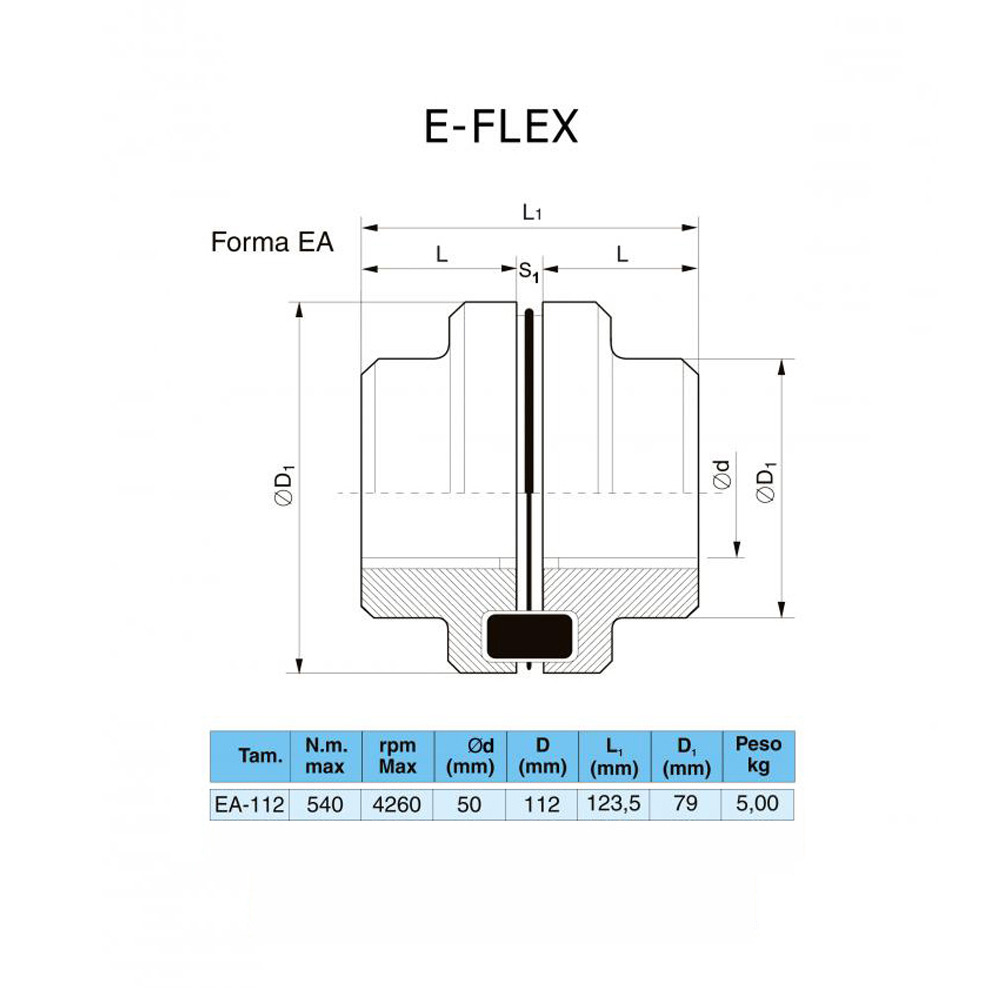 ACOPLAMENTO EFLEX E-112 - Imagem 3