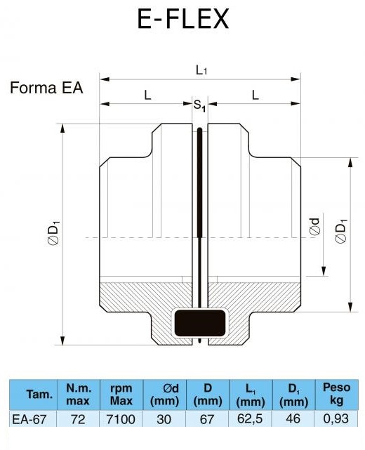 ACOPLAMENTO EFLEX E-67 - Imagem 3
