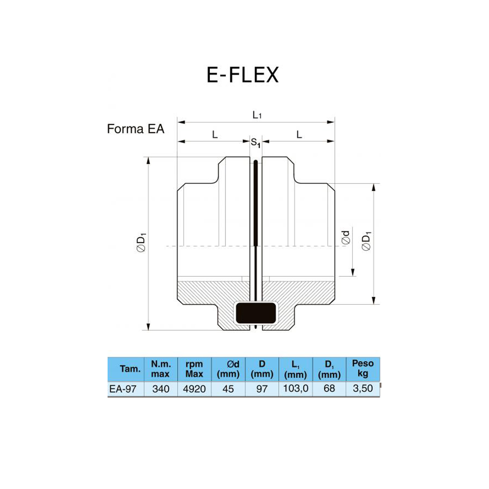 ACOPLAMENTO EFLEX E-97 - Imagem 2